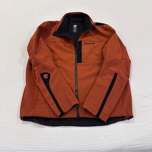 Timberland Men's Orange and Black Performance Jacket